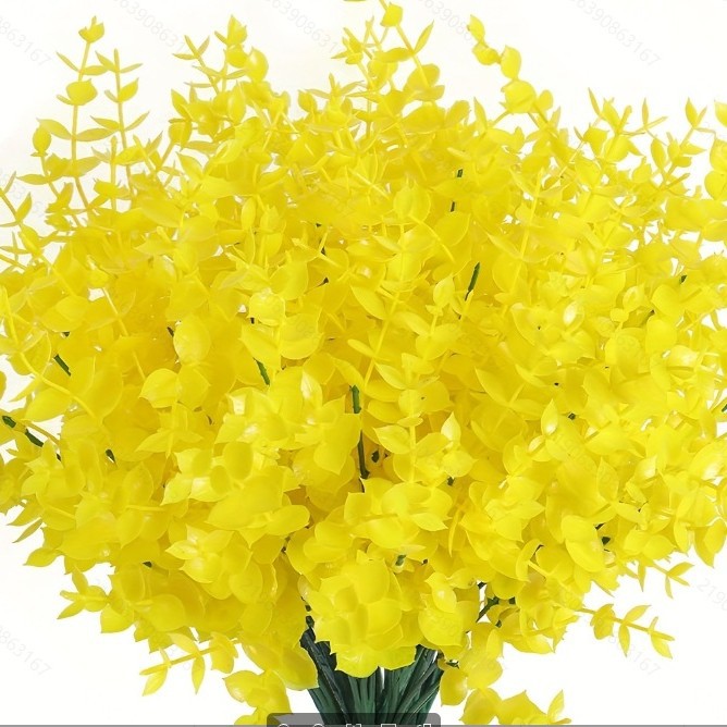 Amazonas transfronterizas de otoño de plástico simulado flores artificiales plantas de eugalia violeta flores decorativas al aire libre