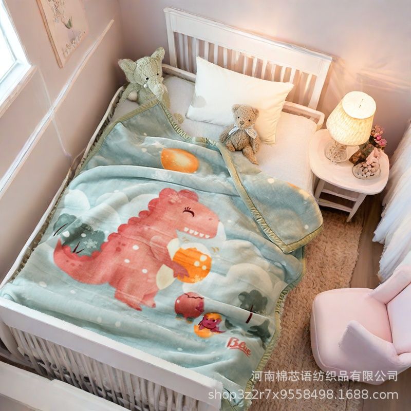 파란색 공룡(110*140) 1.2kg 두꺼워짐