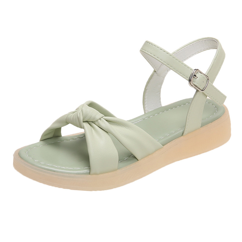 soft bottom comfortable thick-soled mid-heel sandals NSZSC60443