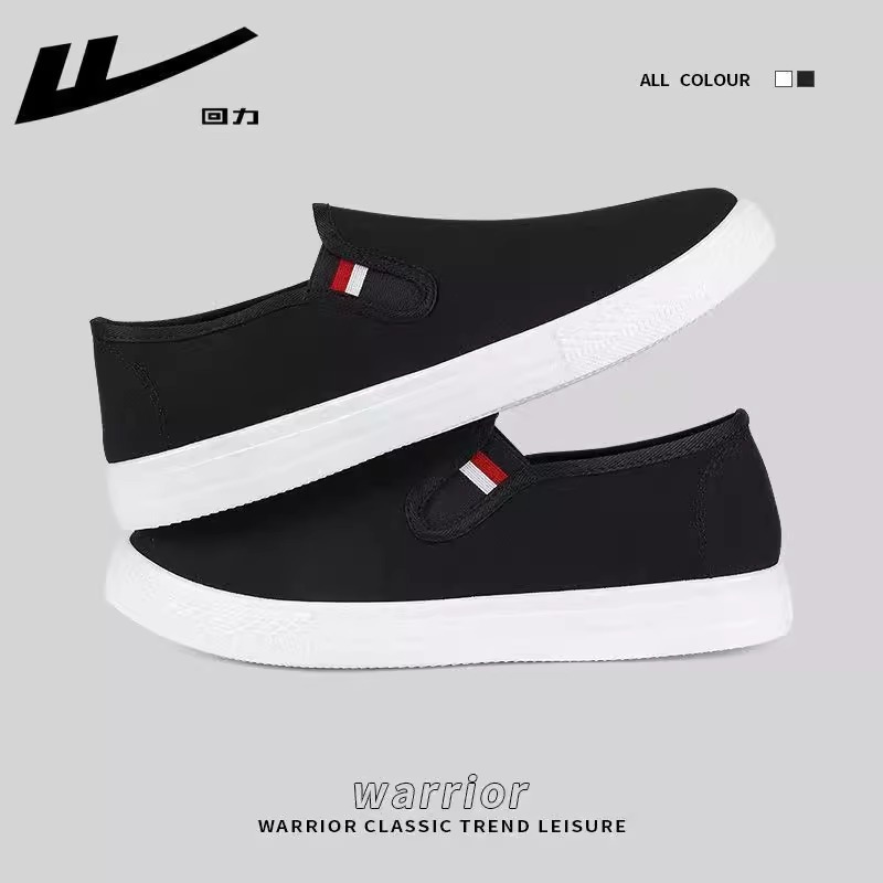 Zapatos de lona de hombre de un solo pie, zapatos casuales transpirables con banda elástica de verano, zapatos minimales fáciles de poner y quitar al por mayor