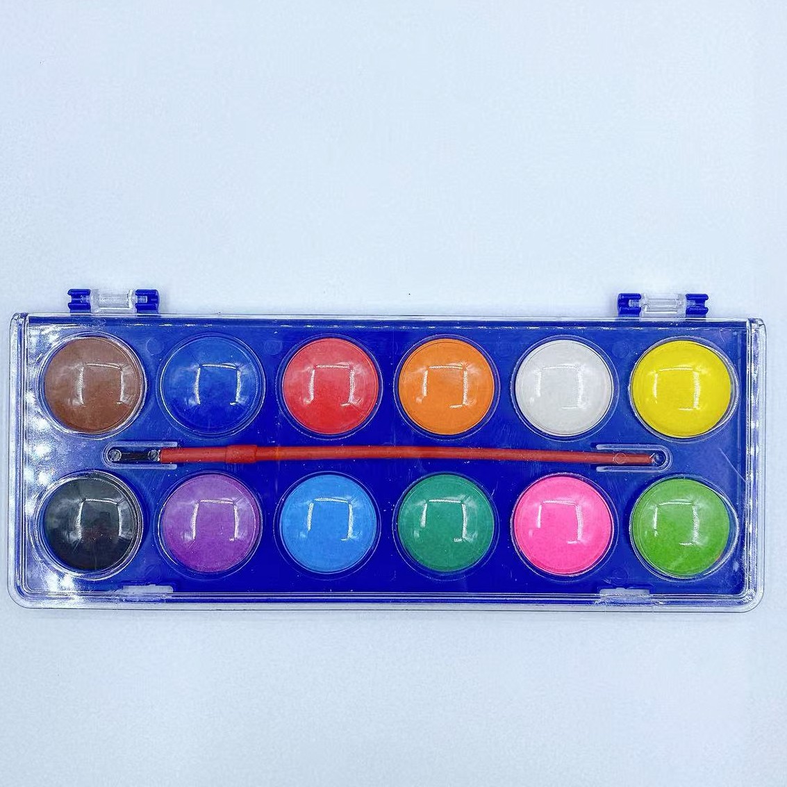 12 caja de color conjunto de pintura sólida pintura infantil pintura pintura pintura pintura acuarela pintura para principiantes