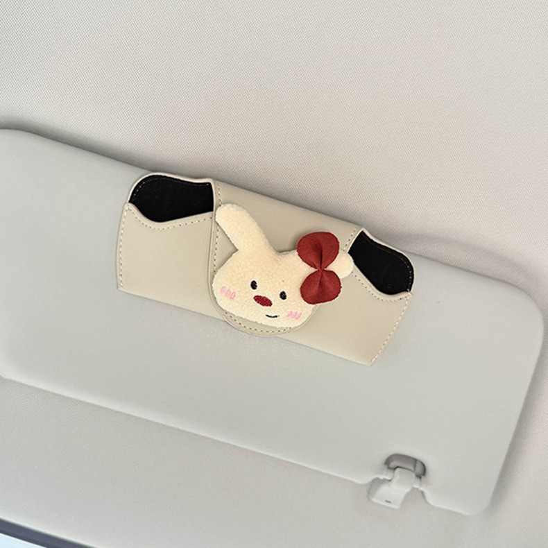 2025 New Car Glasses Case, Car Sun Visor Glasses Clip, Car Sunglasses Holder, Cute for Girls