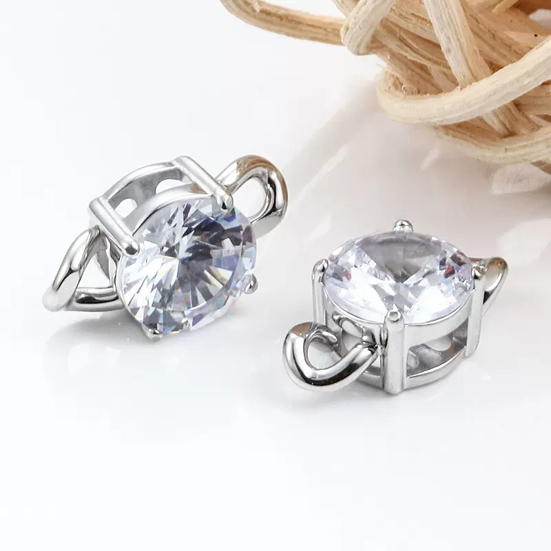 新款不锈钢双耳钻时尚个性男女项链手链戒指颈链锁骨链连接件