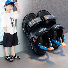 男童凉鞋2025新款夏季中大童韩版男孩鞋子真皮宝宝软底儿童沙滩鞋