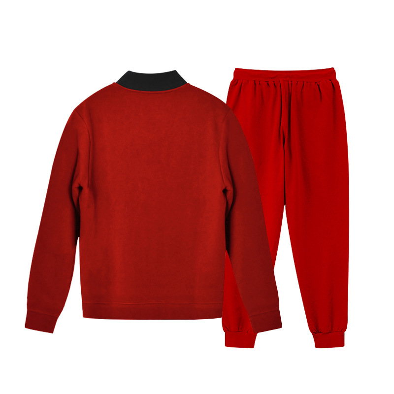 700g Weight Long Sleeve Sleeve Length Cotton Blend, Polyester Fabric Type Pants Sets Sets Type 2 Pieces Set Quantity Casual Occasion Collarless Neckline Regular Fit Fit Type Solid Color Pattern Spring, Autumn Season Men's Gender Simple Style Style Casual Men's Simple Style Solid Color Cotton Blend Polyester Pants Sets 30