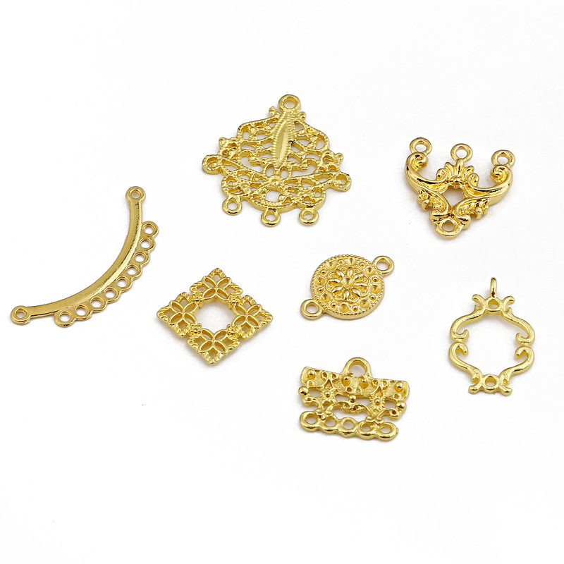 Diy jewelry accessories alloy antique hairpin step tassel pendant triangle round butterfly-shaped connection piece wholesale Diy jewelry accessories alloy antique hairpin step tassel pendant triangle round butterfly-shaped connection piece wholesale