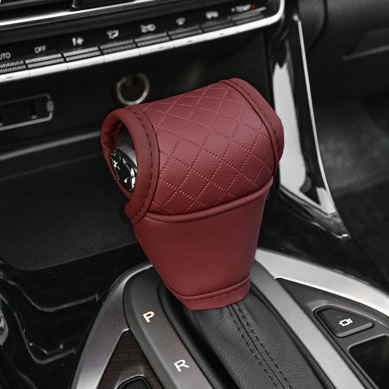 Cubierta del engranaje del coche cubierta de la palanca de cambios del coche cubierta del freno de mano engranaje manual engranaje automático vaina interior del coche universal