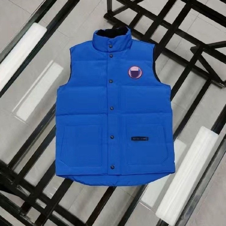 High-End Big Goose 4154m Classic Couple Stand Collar down Vest Canadian Same Style 08 Thickened Men's Vest