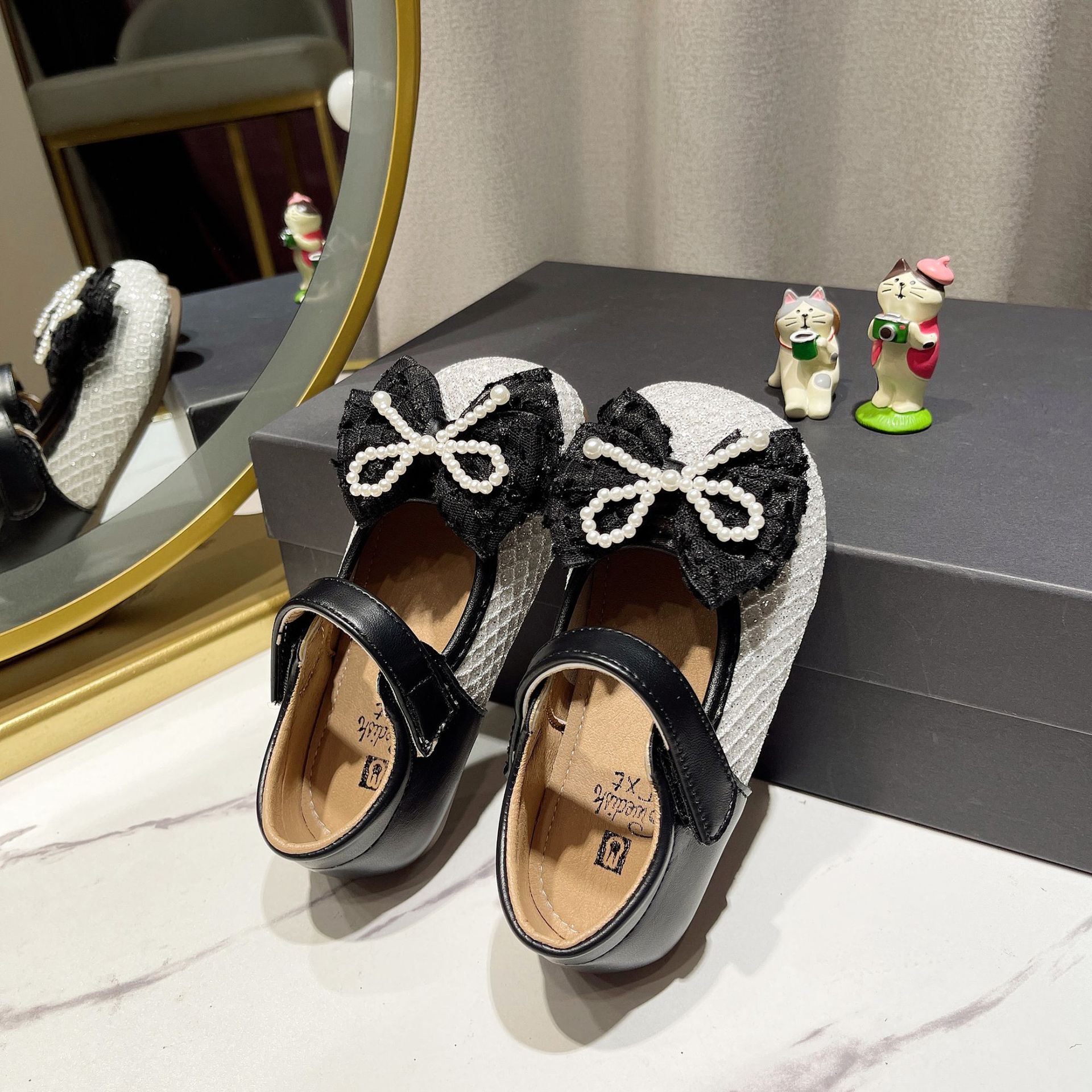 Girls Soft Sole Dress Flats With Non-Slip Sole, Classic Mary Jane Style Shoes For Toddler Girls, Comfortable Ballet Flats For Daily Wear_voghion.com