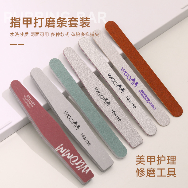 Manicure Double-Sided Nail Polishing Strip Nail Salon Shaping Strip Polishing Strip Sponge Polishing Manicure Tool Wholesale