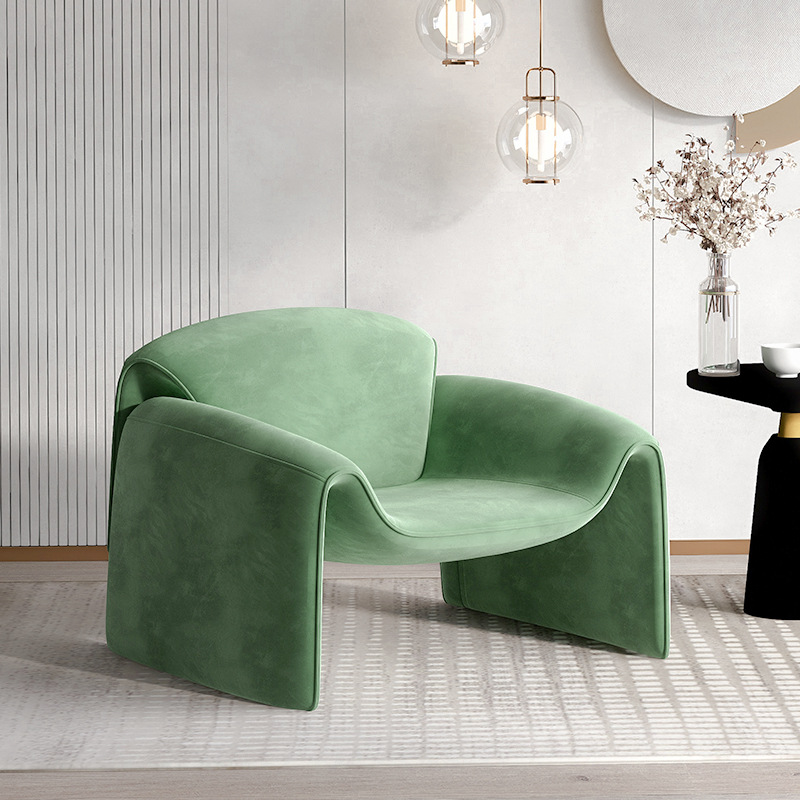 Кресло-диван Zuozuo Sofa молочная кожа