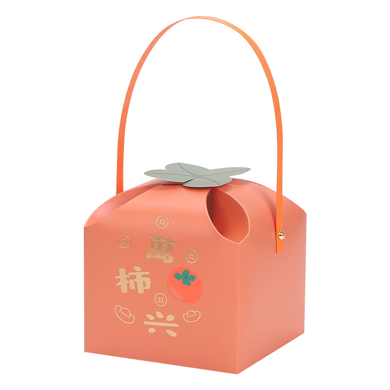 2024 Año Nuevo caja de regalo de embalaje de galletas con regalo de mano nougat copo de nieve crujiente caja de arroz glutinoso barco caja de dulces ventas directas