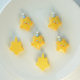 Cute milk yellow hat star accessories diy sweet girl heart hair clip headdress accessories mobile phone case patch