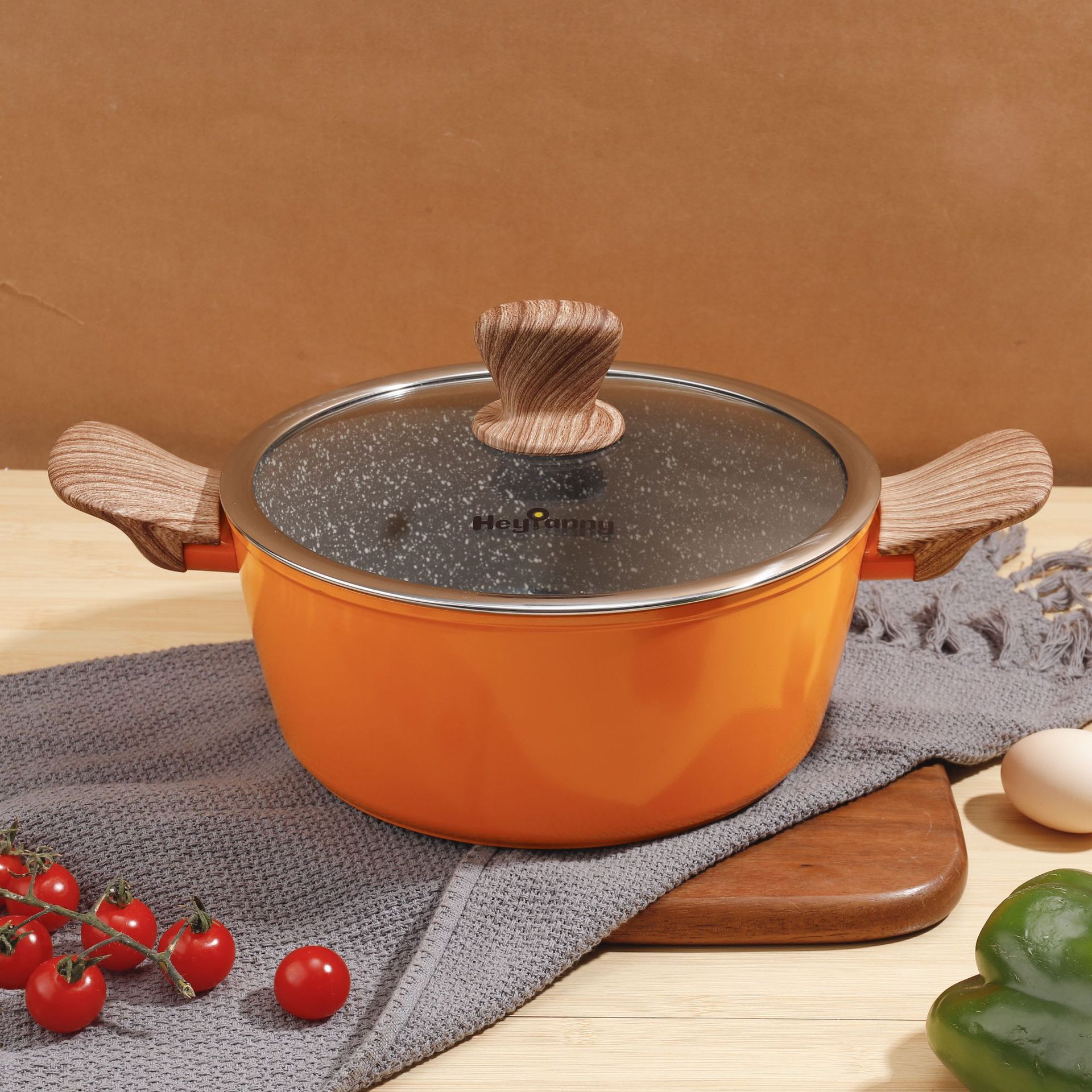 Maifan piedra wok mármol sartén antiadherente leche olla traje multifuncional hogar Cocina de inducción Universal