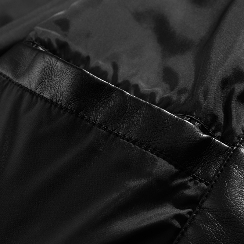 Herrenbekleidung Frühling und Herbst Winter Herren Revers coole Lederjacke Herrenversion schlanke PU-Leder Motorrad kurze Lederjacke Jugendmantel_voghion.com