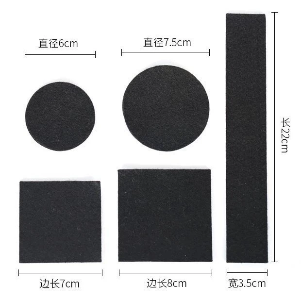 Курильница черная алюминиевая фольга огнестойкий хлопок ароматный