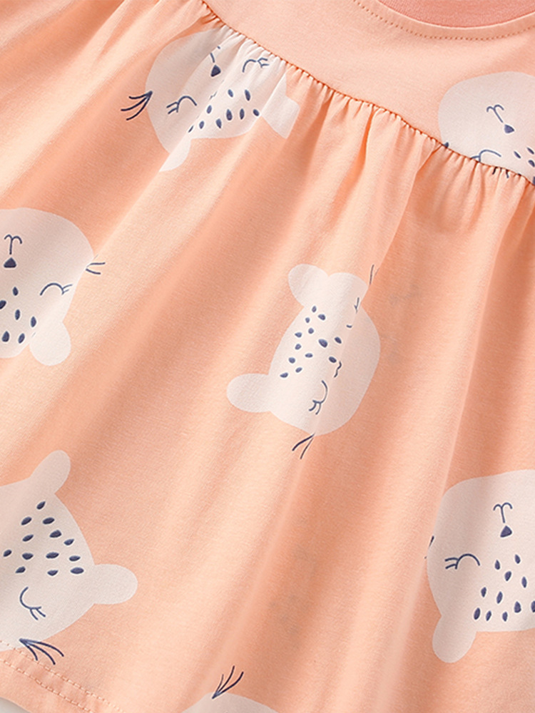 Traje de niña malwee transfronterizo, nuevo estilo de verano, cuello redondo, traje de dos piezas para niños pequeños y medianos europeos y americanos, ropa linda para niñas