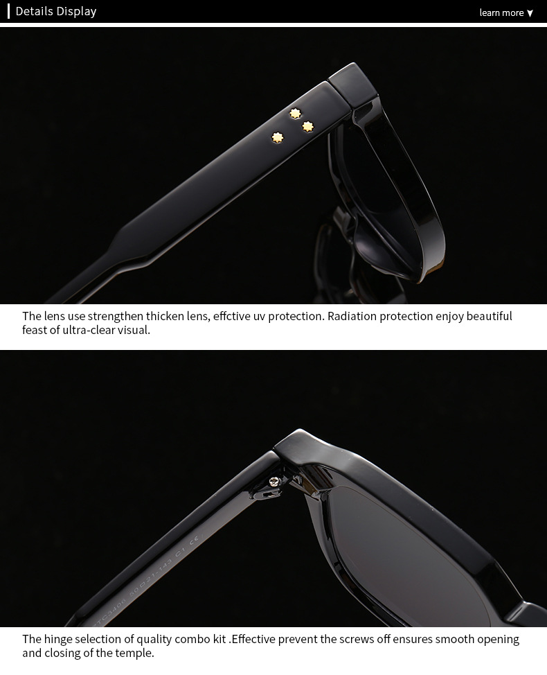 Commerce extérieur transfrontalier européen et américain à monture étroite LUNETTES DE SOLEIL à la mode, tir de rue, charme moderne, rétro LUNETTES DE SOLEIL 3406_voghion.com