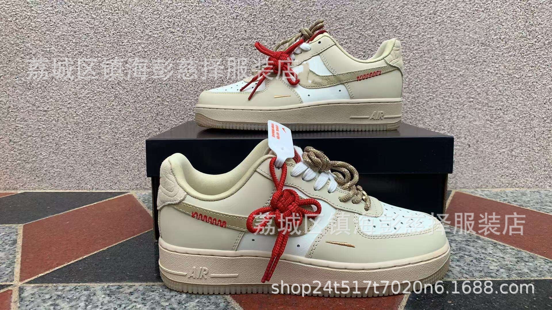 Precio de fábrica Putian puro nivel de cabeza original AF1 Halloween trigo negro y blanco panda baja fuerza aérea No. 1 comercio exterior transfronterizo