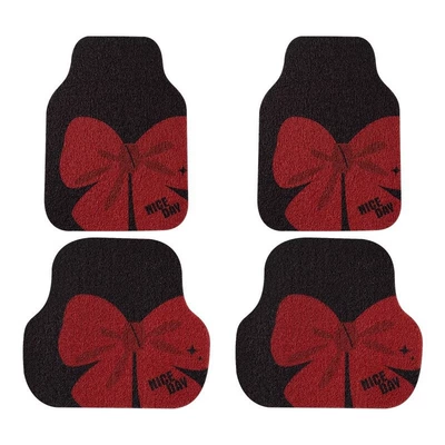 Universal Foot Pad – mats - large-bowknot-silk-loop-floor-mat-4-piece-set