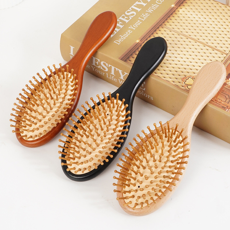 経絡マッサージコーム、家庭用木製コーム、女性専用エアバッグコーム、ふわふわスタイリングヘアコーム、木製コーム、エアクッションコーム|undefined