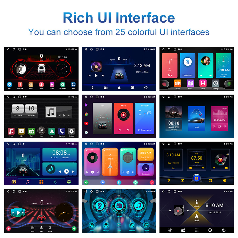 Transfronterizo de 9 pulgadas y 10 pulgadas de navegación para coche MP5 Android navegación de pantalla grande GPS coche de control central teléfono móvil interconexión universal máquina