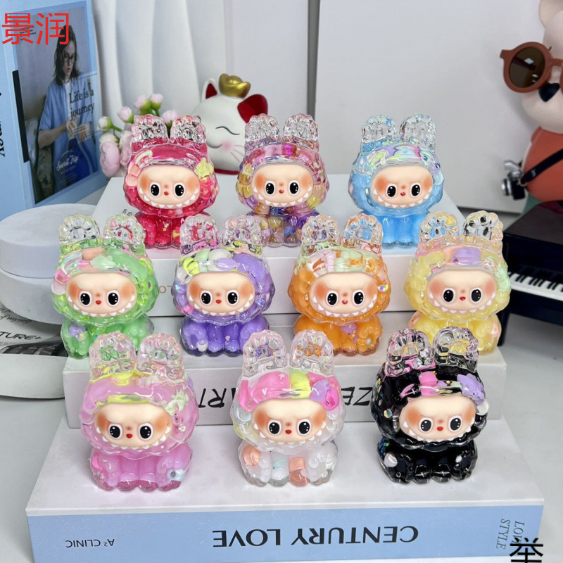 抖音爆款入油流沙盲盒创意精品公仔手办桌面摆件装饰品批发|undefined