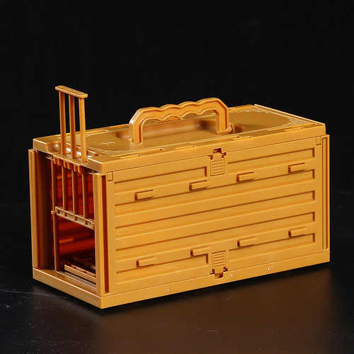 New plastic bird cage with embroidered eye and topknot, with grid cage, fast delivery, transport cage, media cage, convenient 