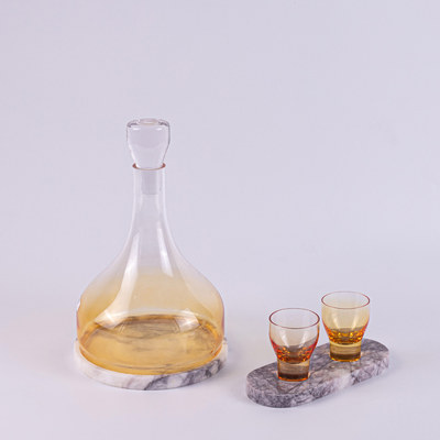 安华艺术玻璃酒具酒杯套装高级红酒醒酒器分酒壶酒杯家用现货批发|ms