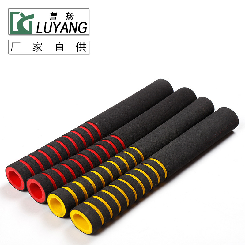 厂家 优良双色海绵套 摩托车把套 自行车把套 圈圈 螺纹手柄护