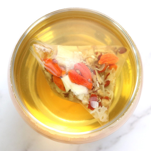 Xiaodiao pear soup for autumn and winter, no-cook ready-to-brew snow pear, white fungus and red date soup wholesale, Xiaodiao pear soup tea bag triangle bag