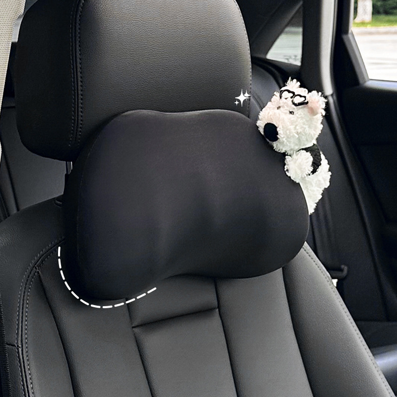 四季通用の車のヘッドレストメモリの綿がスプリングバックして快適な車のシートの首の枕を保護します。|undefined