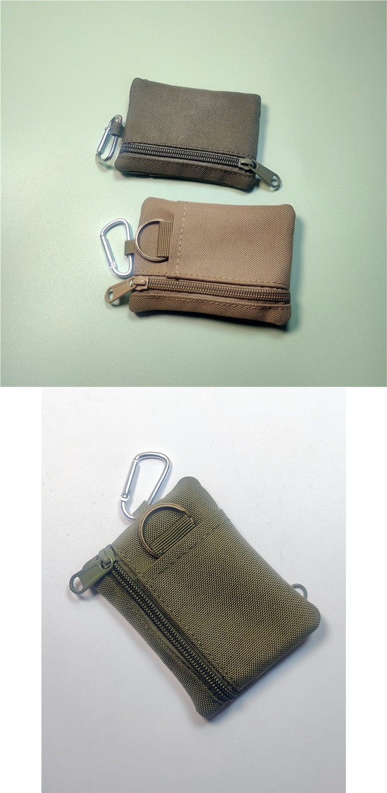 Canvas mini key and coin purse for women and men, student small wallet, card holder, children's small bag, boy's key bag