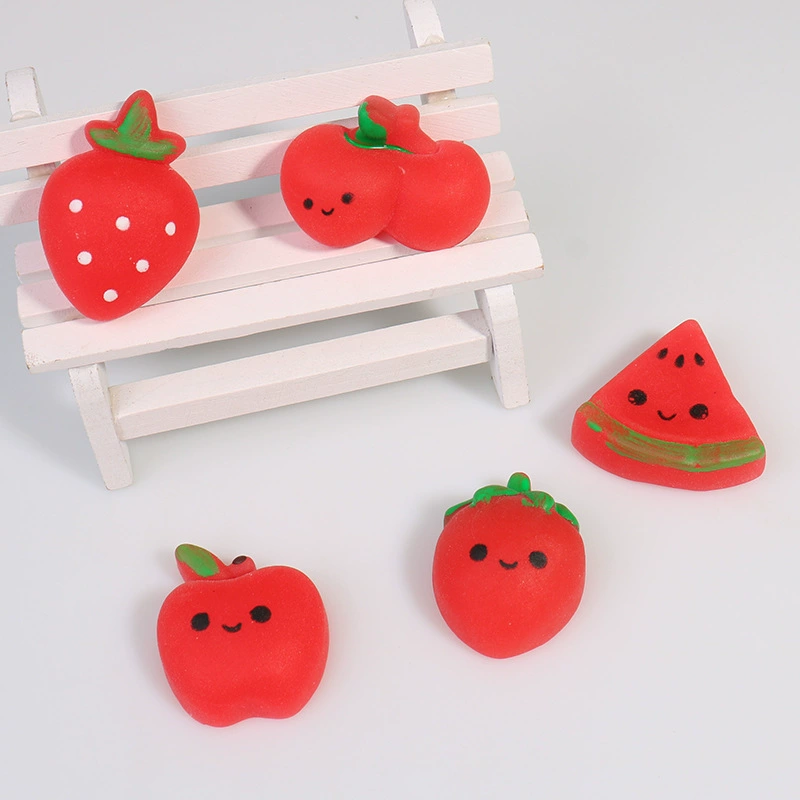 Креативное моделирование фруктовые пельмени мягкий клей арбуз банан милые пельмени щепотка музыкальное вентиляционное отверстие Новые экзотические Игрушки декомпрессионная партия
