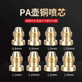 PA泡沫壶喷芯改装特调配件进水喷嘴尺寸齐全铜高压枪洗车台州壶