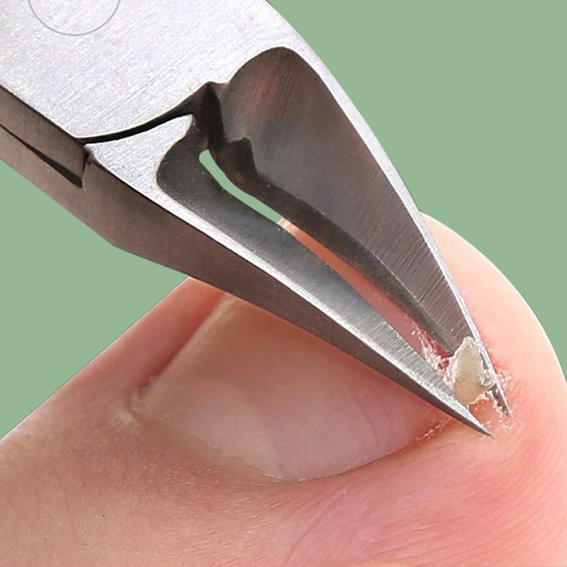 Cortaúñas profesional de acero inoxidable para uñas gruesas