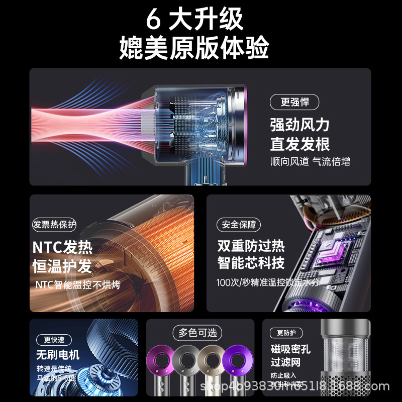 爆款吹风机家用负离子护发宿舍学生理发店专用电吹风速干跨境批发|undefined