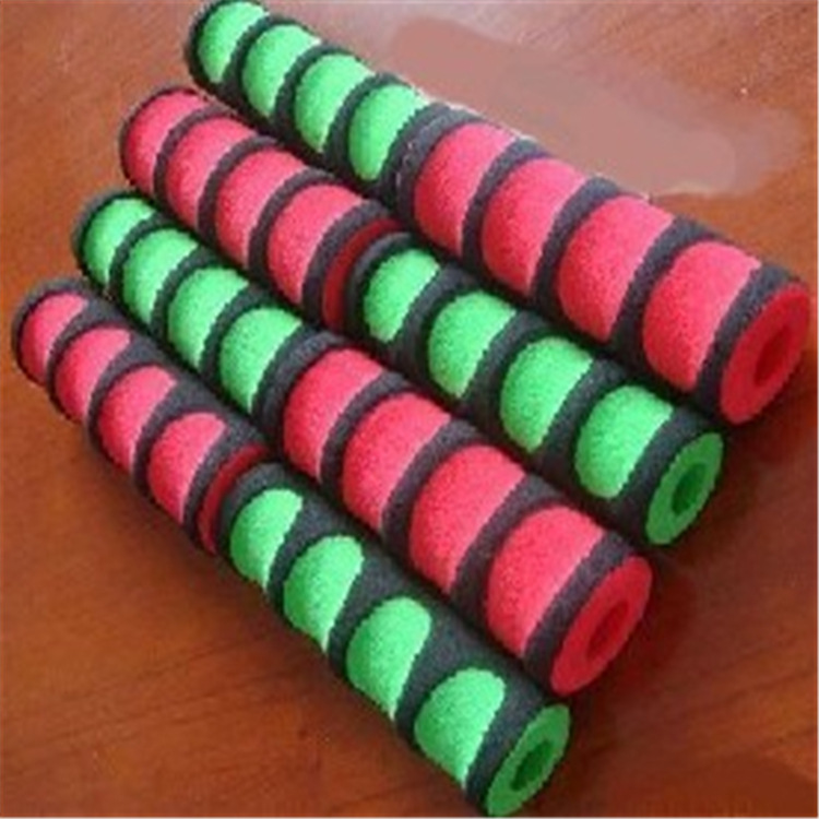 NBR橡塑指纹把套哑铃防护海绵套防滑跳绳运动器械配件EVA海绵手柄