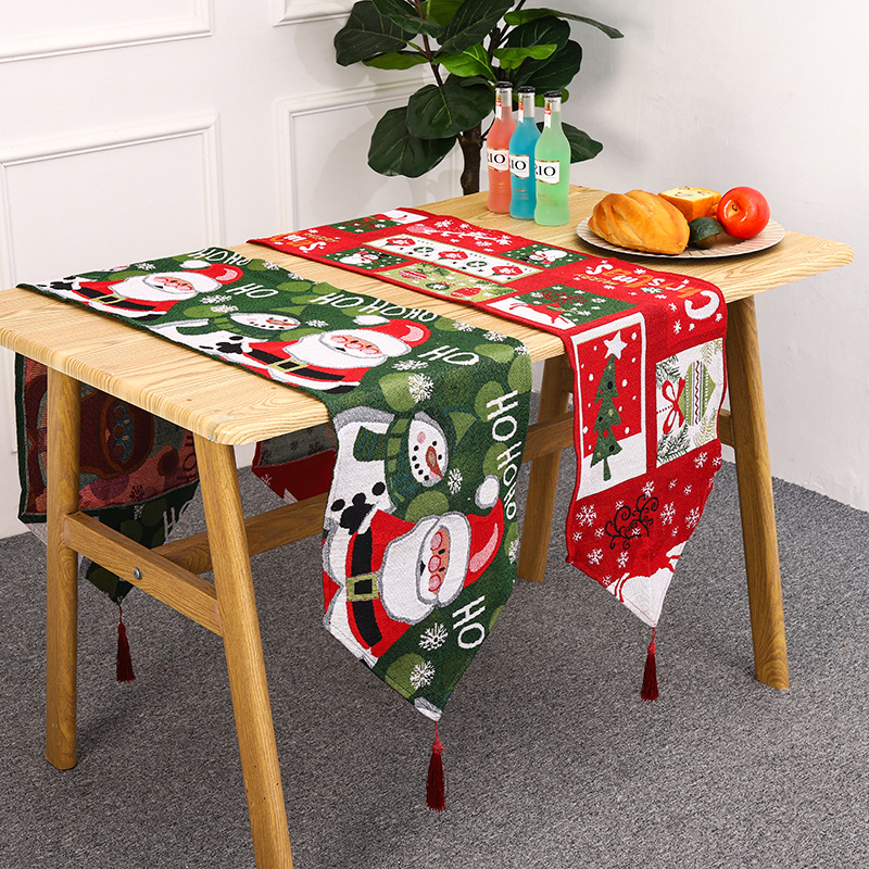 Weihnachten Mode Weihnachtsmann Polyester Gruppe Tischs Ets 1 Stück display picture 1