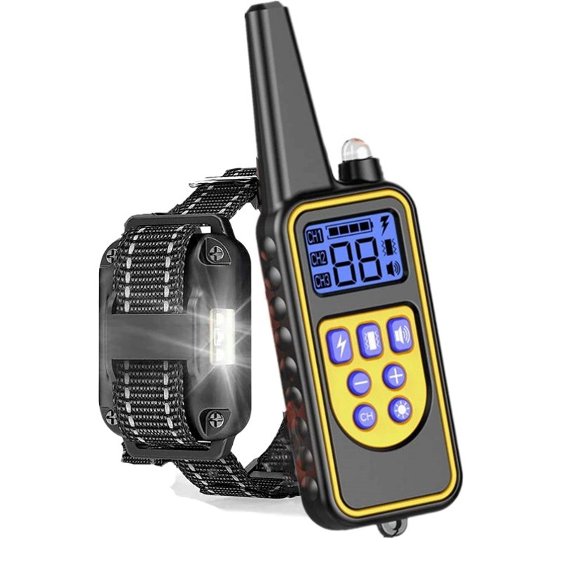 Устройство для дрессировки собак, ошейник от лая, электронный ошейник с дистанционным управлением, тренажер 880 Smart