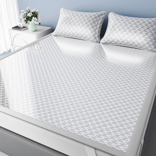 Bed sheet model [houndstooth] upgraded non-woven fabric + technical ice silk★