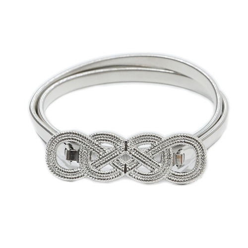 European and American fashion metal elastic elastic belt spring waist with accessories waist chain gold decorative skirt waist chain