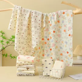 抱被抱毯;婴童毛浴巾;围嘴围兜