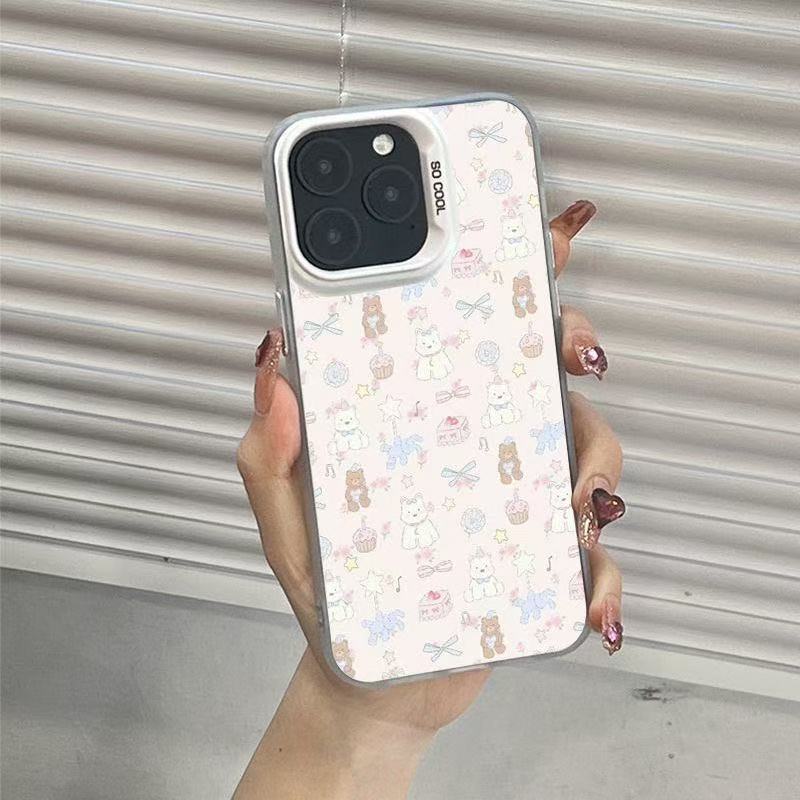 Nuevo cachorro de dibujos animados para iPhone 16 funda para teléfono móvil Apple 15promax/14 femenino 13pro12 lindo 11