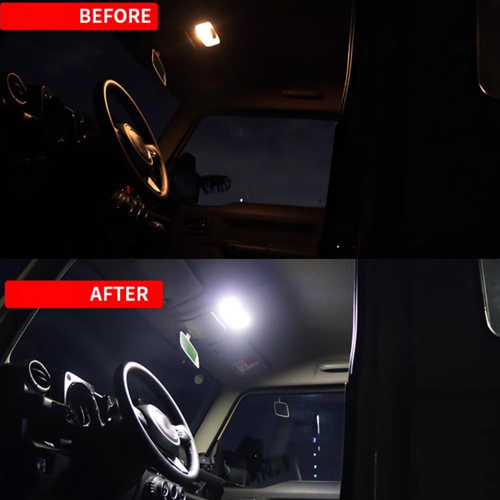 Suitable for 23-26 new Jimny five-door modified LED reading light illumination lamp JB74 modification accessories