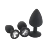 Black and medium -sized set (puffy bag)