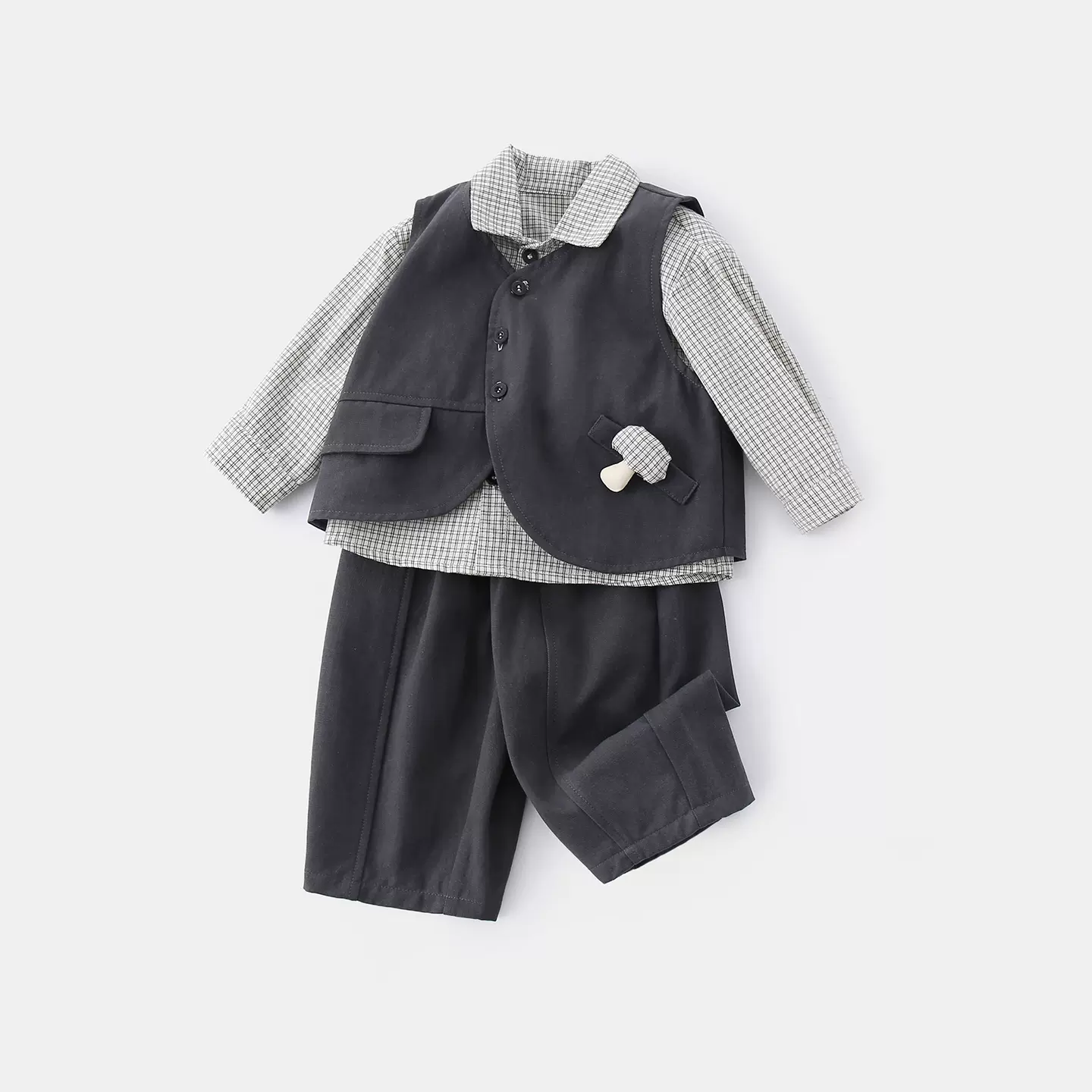 男童春装套装新款周岁礼服男宝宝春季小少爷帅气童装一岁男孩生日