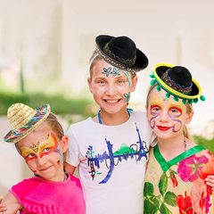 新款發箍帽墨西哥帽派對帽帶球邊迷你小帽子