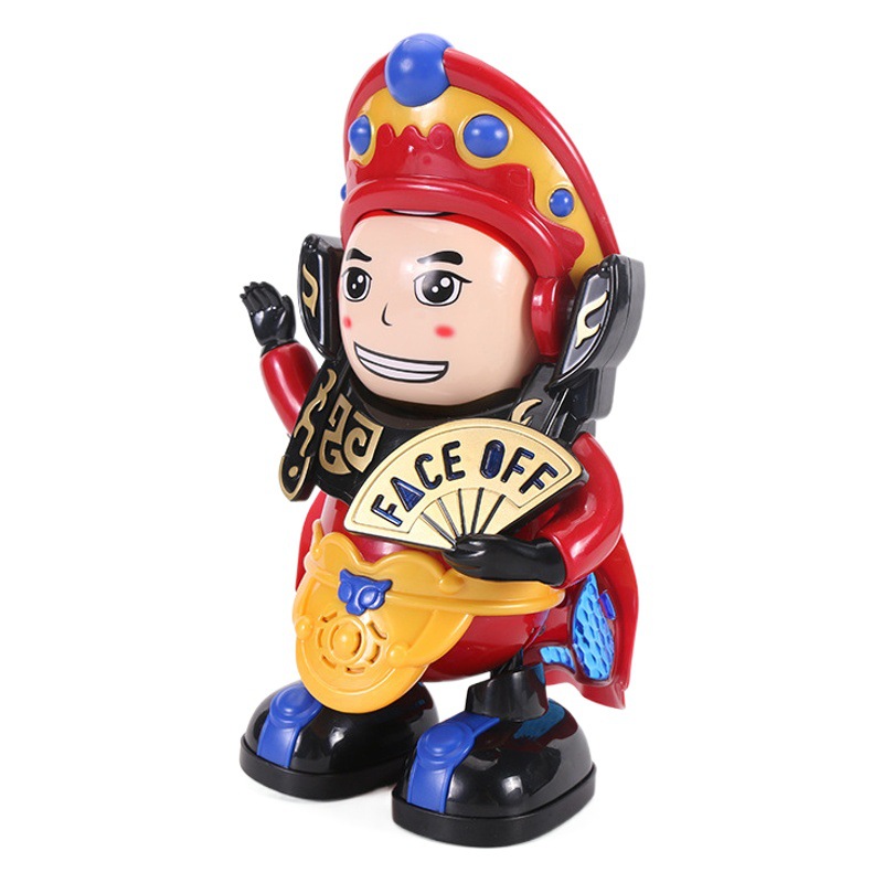 Muñeca eléctrica automática de operas de Sichuan con cambio de expresión, luces y música, juguete robot, juguete de moda en TikTok, juguete educativo image 1