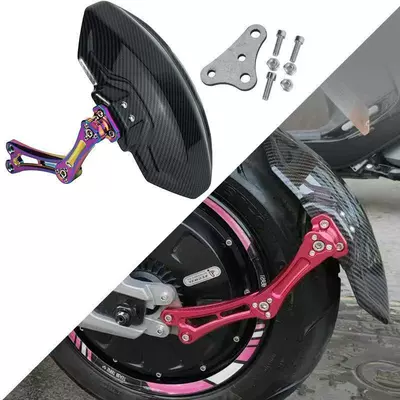 Fender Shield Straight to N70/80 | Electric vehicle fender - e125200300-straight-up-color-titanium-007